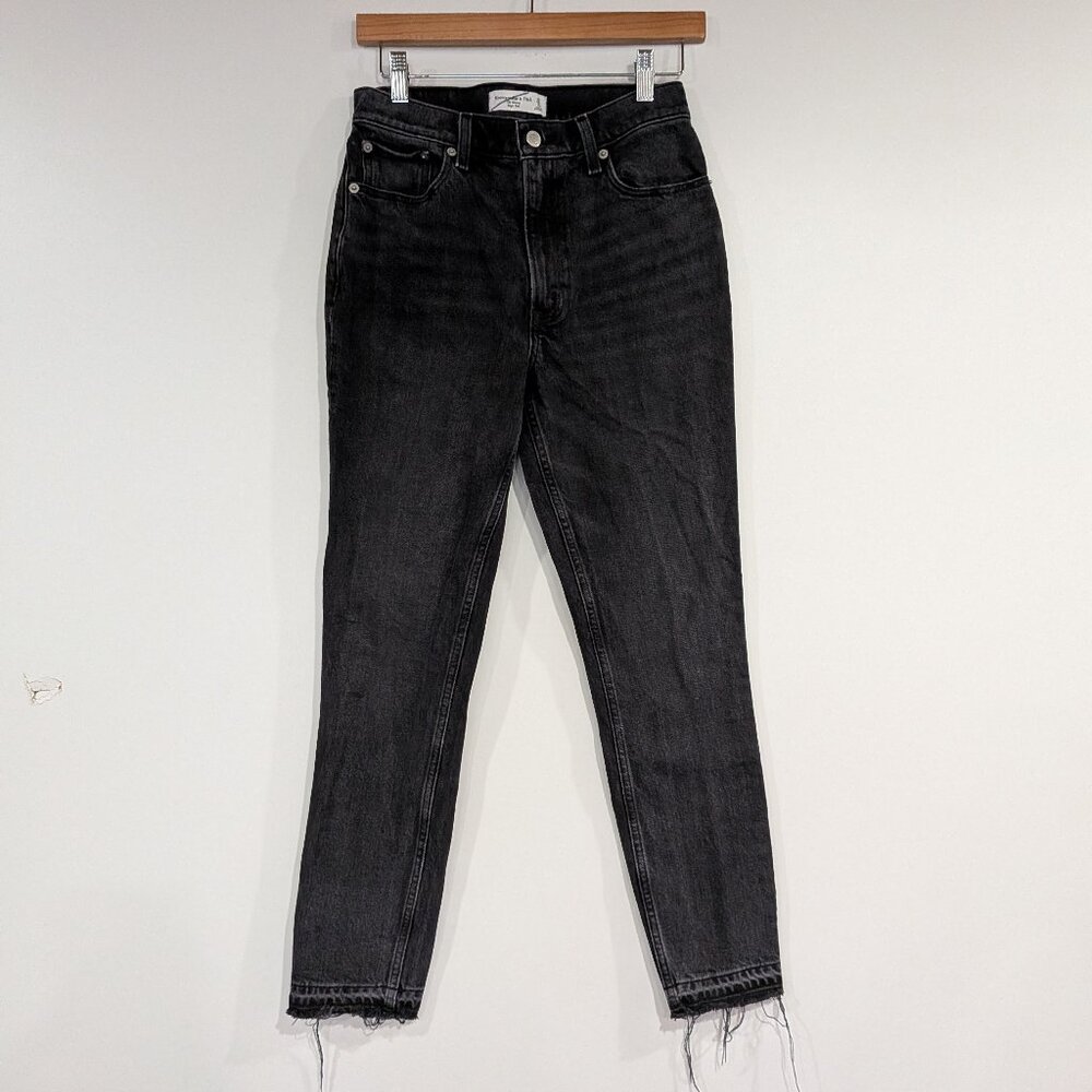 Abercrombie & Fitch The Skinny High Rise Jeans Black Size 26 Size 2